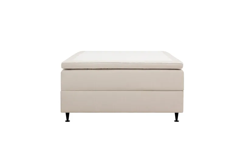 Hilton Plus Kontinentalsäng med Förvaring 120x200 cm, Ljusbeige