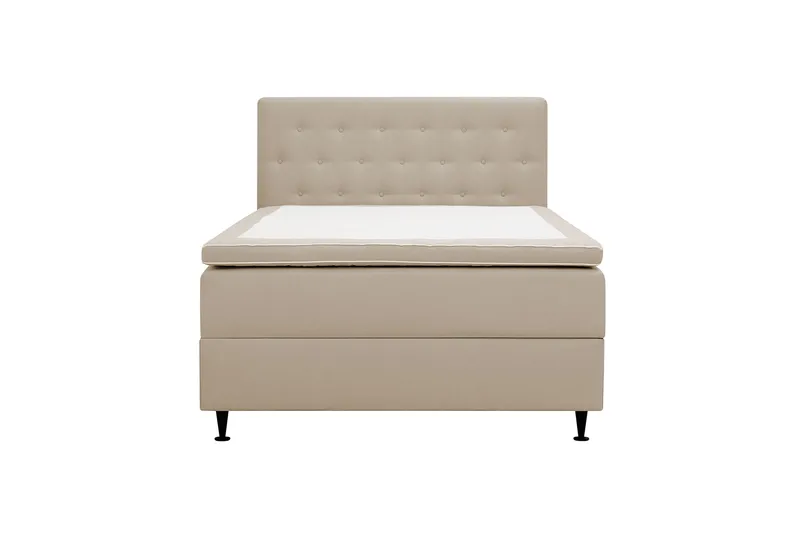 Hilton Plus Komplett Sängpaket med Förvaring 120x200 cm, Beige