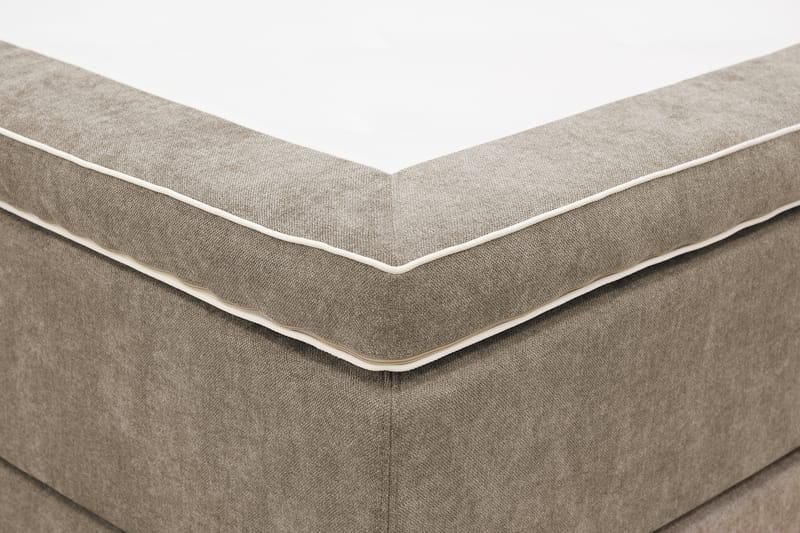 Hilton Premium Kontinentalsäng 180x200 cm - Ljusbrun Tyg - Möbler - Säng - Kontinentalsäng