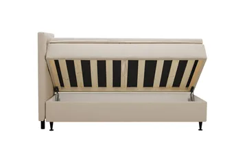 Hilton Plus Komplett Sängpaket med Förvaring 90x200 cm - Beige - Möbler - Säng - Enkelsäng