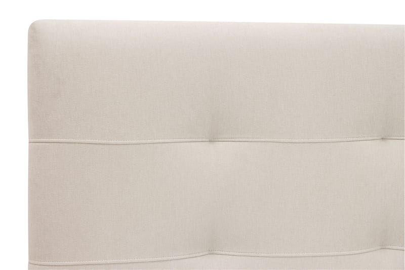 Hilton Premium Komplett Sängpaket 160x200 cm Kontinentalsäng med Sänggavel - Ljusbeige Tyg - Möbler - Säng - Kontinentalsäng