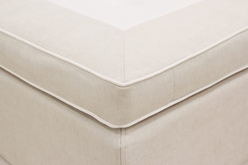 Hilton Premium Komplett Sängpaket 180x200 cm - Ljusbeige Tyg - Möbler - Säng - Kontinentalsäng