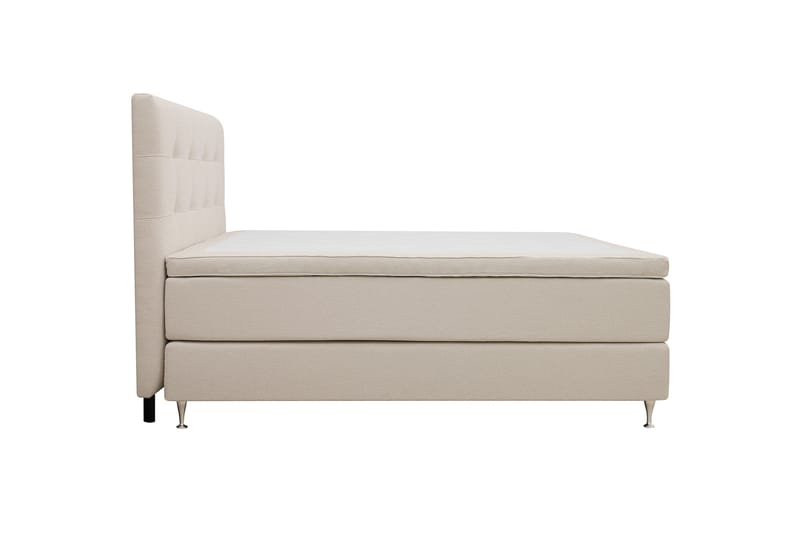 Hilton Premium Komplett Sängpaket 180x200 cm - Ljusbeige Bouclé - Möbler - Säng - Kontinentalsäng