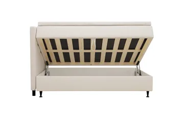 Hilton Plus Komplett Sängpaket med Förvaring 140x200 cm - Ljusbeige - Möbler - Säng - Kontinentalsäng