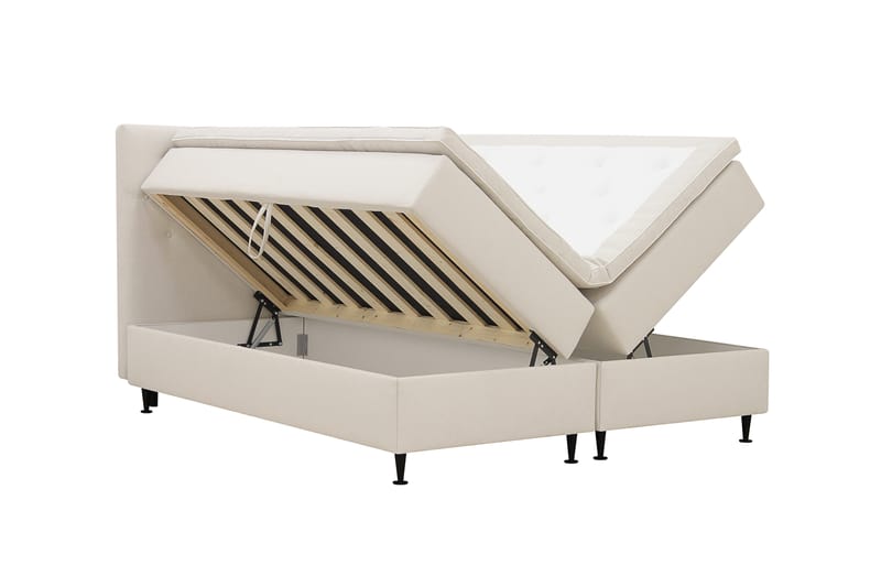 Hilton Plus Komplett Sängpaket med Förvaring 180x200 cm - Ljusbeige - Möbler - Säng - Kontinentalsäng