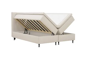Hilton Plus Komplett Sängpaket med Förvaring 160x200 cm - Ljusbeige - Möbler - Säng - Kontinentalsäng