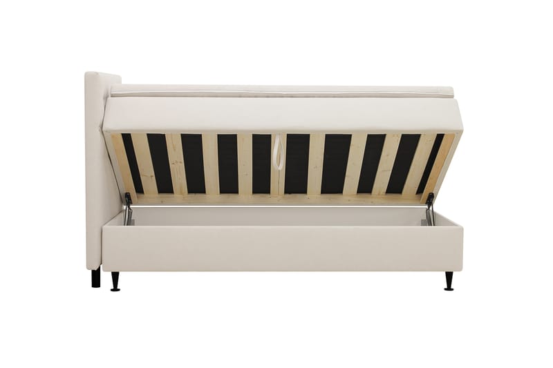 Hilton Plus Komplett Sängpaket med Förvaring 90x200 cm - Ljusbeige - Möbler - Säng - Kontinentalsäng