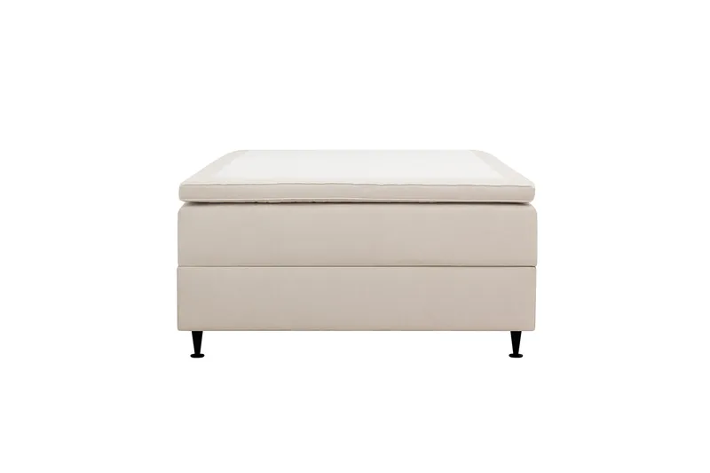 Hilton Plus Kontinentalsäng med Förvaring 140x200 cm, Ljusbeige