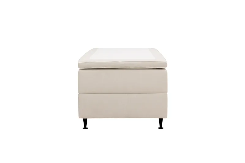 Hilton Plus Kontinentalsäng med Förvaring 90x200 cm, Ljusbeige