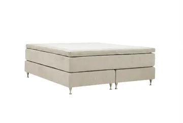 Hilton Premium Kontinentalsäng 180x200 cm - Beige Tyg - Möbler - Säng - Kontinentalsäng