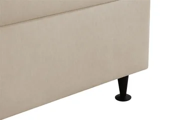 Hilton Plus Komplett Sängpaket med Förvaring 160x200 cm - Beige - Möbler - Säng - Enkelsäng