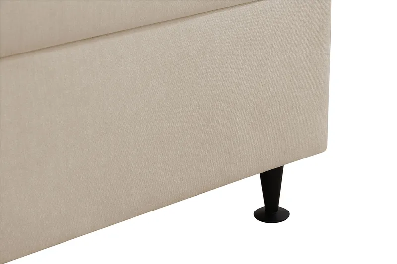 Hilton Plus Komplett Sängpaket med Förvaring 180x200 cm - Beige - Möbler - Säng - Enkelsäng
