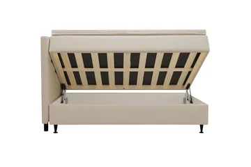 Hilton Plus Komplett Sängpaket med Förvaring 120x200 cm - Beige - Möbler - Säng - Enkelsäng