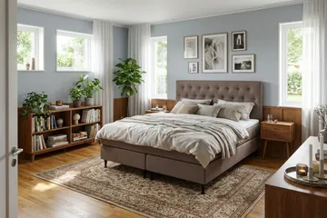Hilton Plus Komplett Sängpaket 180x200 cm - Brun - Möbler - Säng - Kontinentalsäng