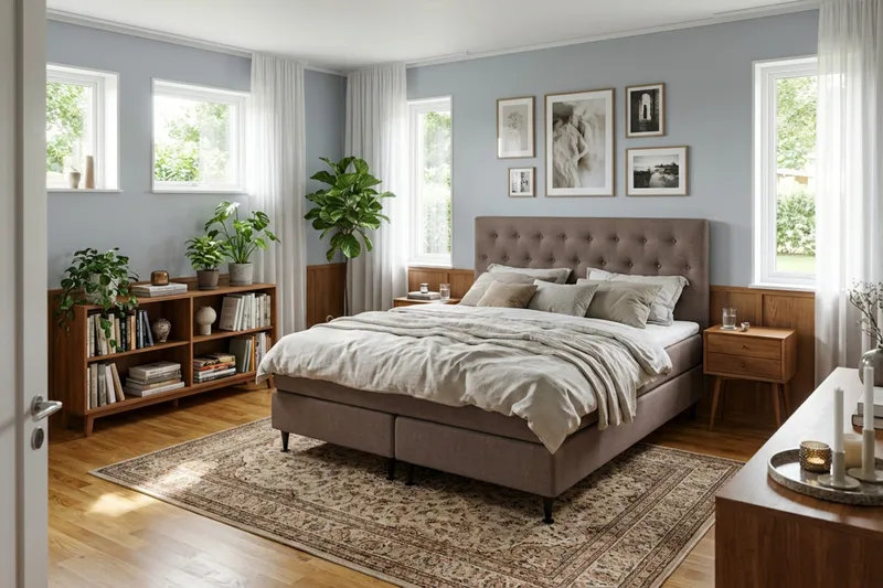 Hilton Plus Komplett Sängpaket 180x200 cm - Brun - Möbler - Säng - Kontinentalsäng