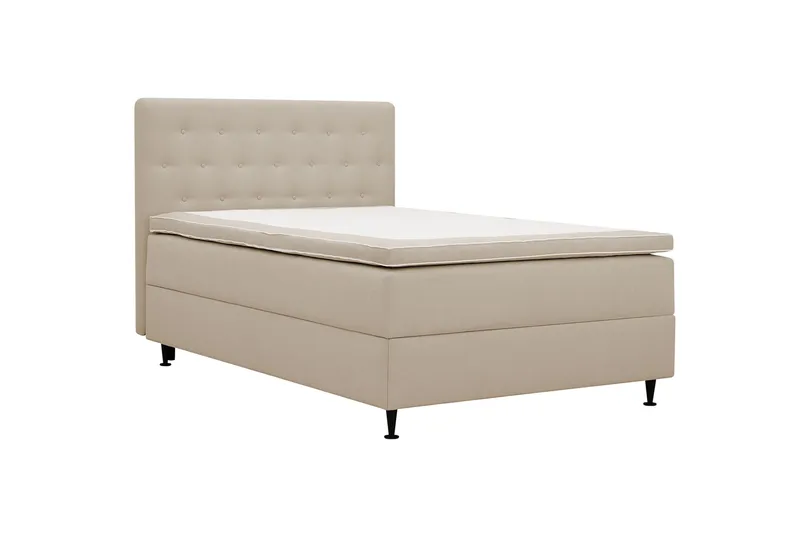 Hilton Plus Komplett Sängpaket med Förvaring 120x200 cm - Beige - Möbler - Säng - Enkelsäng