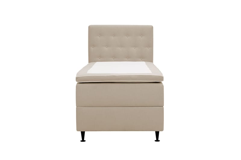 Hilton Plus Komplett Sängpaket med Förvaring 90x200 cm, Beige