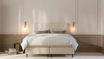 Hilton Plus Komplett Sängpaket 180x200 cm - Ljusbeige - Möbler - Säng - Kontinentalsäng