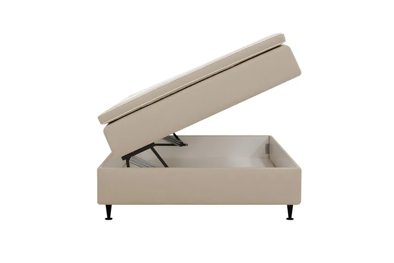 Hilton Plus Kontinentalsäng med Förvaring 120x200 cm - Beige - Möbler - Säng - Enkelsäng