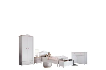 Hilts Möbelset För Sovrum - Brun/Beige - Möbler - Säng - Möbelset för sovrum