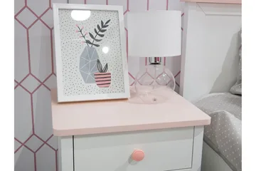 Hilts Möbelset För Sovrum - Vit/Rosa - Möbler - Säng - Möbelset för sovrum