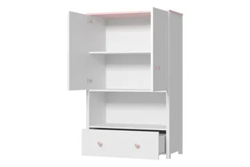 Hilts Möbelset För Sovrum - Vit/Rosa - Möbler - Säng - Möbelset för sovrum