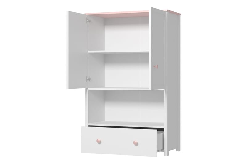 Hilts Möbelset För Sovrum - Vit/Rosa - Möbler - Säng - Möbelset för sovrum