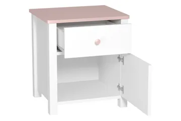 Hilts Möbelset För Sovrum - Vit/Rosa - Möbler - Säng - Möbelset för sovrum