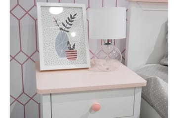 Hilts Möbelset För Sovrum - Vit/Rosa - Möbler - Säng - Möbelset för sovrum