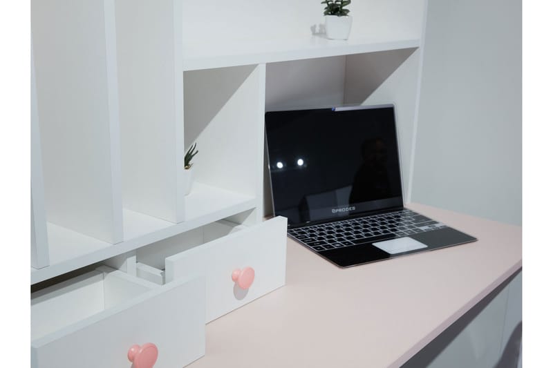 Hilts Möbelset För Sovrum - Vit/Rosa - Möbler - Säng - Möbelset för sovrum