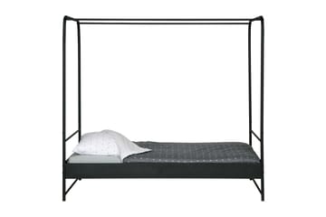 Säng Vancha 120x200 - Svart Metall - Möbler - Säng - Himmelsäng