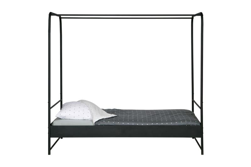Säng Vancha 120x200 - Svart Metall - Möbler - Säng - Himmelsäng