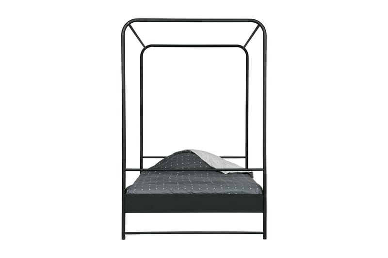 Säng Vancha 120x200 - Svart Metall - Möbler - Säng - Himmelsäng