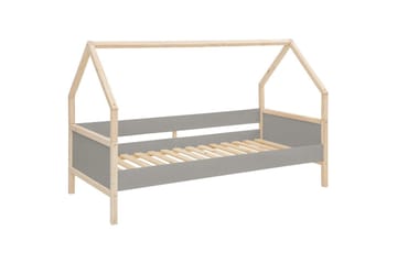 Himmelsäng Square Line Grå, 205x96x133 cm - Grå, 205x96x133 cm - Möbler - Säng - Himmelsäng