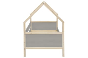 Himmelsäng Square Line Grå, 205x96x133 cm - Grå, 205x96x133 cm - Möbler - Säng - Himmelsäng