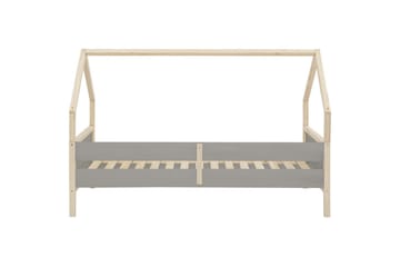 Himmelsäng Square Line Grå, 205x96x133 cm - Grå, 205x96x133 cm - Möbler - Säng - Himmelsäng