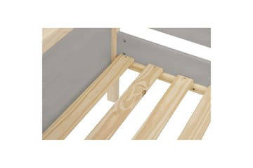 Himmelsäng Square Line Grå, 205x96x133 cm - Grå, 205x96x133 cm - Möbler - Säng - Himmelsäng