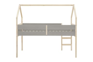 Himmelsäng Square Line Grå, 205x96x184 cm - Grå, 205x96x184 cm - Möbler - Säng - Himmelsäng