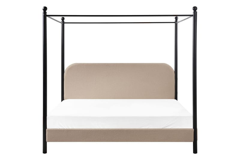 Himmelssäng Dannemois Beige, Black 180x200 - Möbler - Säng - Himmelsäng