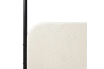 Himmelssäng Dannemois - Vit, Svart, 140x200 cm - Möbler - Säng - Himmelsäng