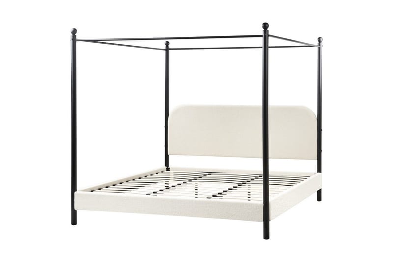 Himmelssäng Dannemois, Vit, Svart, 180x200 cm