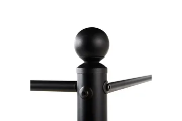 Himmelssäng Dannemois - Vit, Svart, 180x200 cm - Möbler - Säng - Himmelsäng