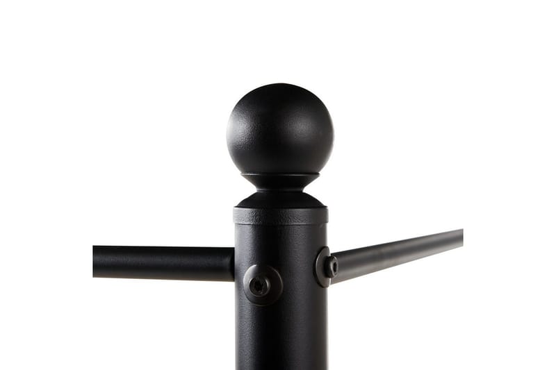 Himmelssäng Dannemois - Vit, Svart, 180x200 cm - Möbler - Säng - Himmelsäng