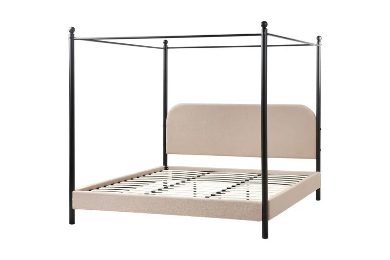 Himmelssäng Himmelssäng Dannemois Beige, Black 180x200 - Möbler - Säng - Himmelsäng