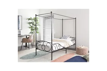 Himmelssäng Sormery - Svart - Möbler - Säng - Himmelsäng