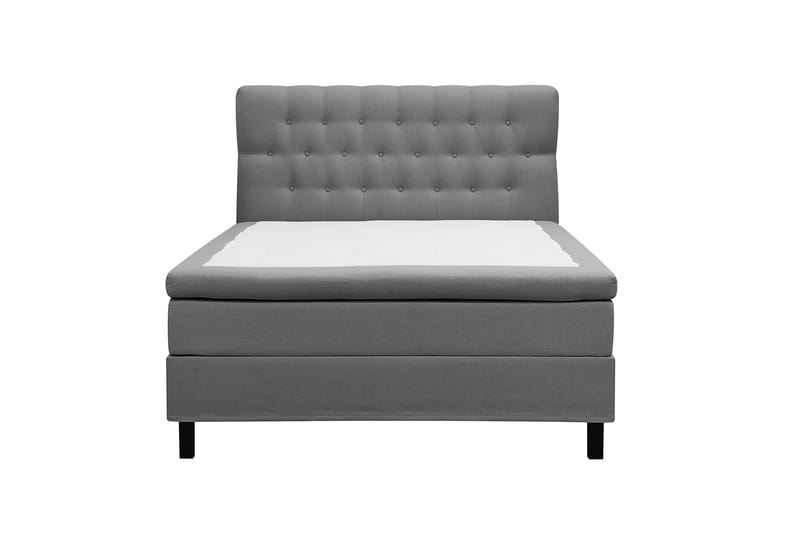 HVILA Classic Komplett Sängpaket 120x200 cm Kontinentalsäng med diamant sänggavel, Grå