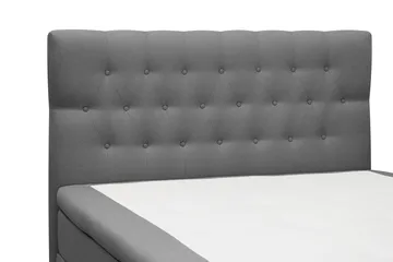 HVILA Classic Komplett Sängpaket 120x200 cm Kontinentalsäng med diamant sänggavel - Grå - Möbler - Säng - Kontinentalsäng