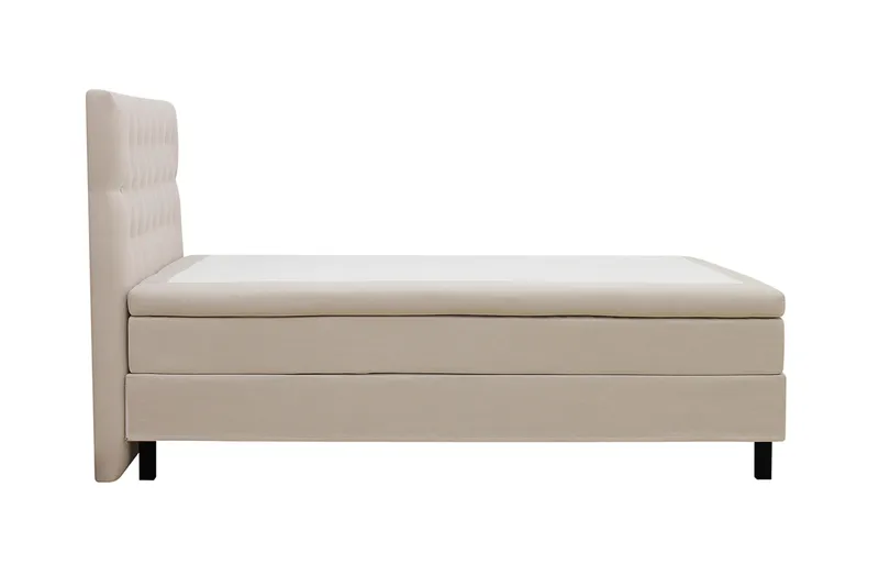 HVILA Classic Komplett Sängpaket 140x200 cm Kontinentalsäng med diamant sänggavel - Beige - Möbler - Säng - Kontinentalsäng