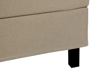 HVILA Classic Komplett Sängpaket 140x200 cm Kontinentalsäng med rutad sänggavel - Beige - Möbler - Säng - Kontinentalsäng