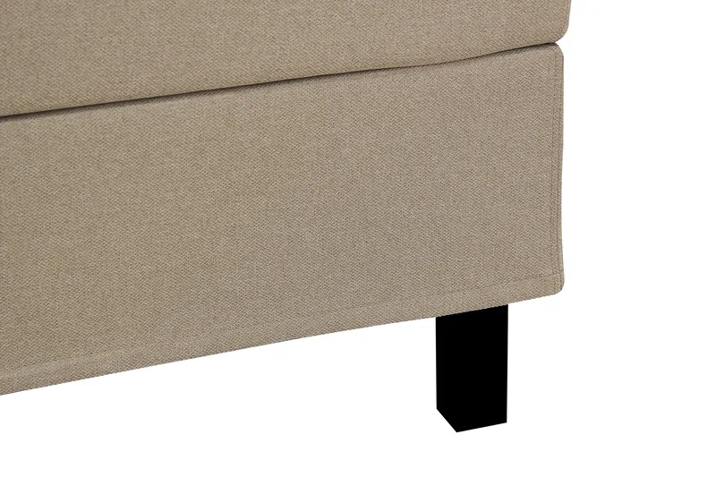HVILA Classic Komplett Sängpaket 140x200 cm Kontinentalsäng med rutad sänggavel - Beige - Möbler - Säng - Kontinentalsäng